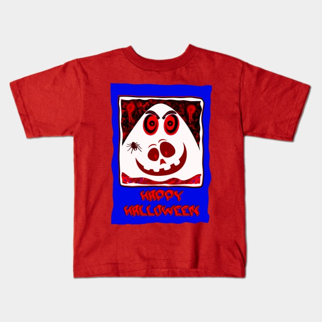 Polaroid Horror Design - Happy Halloween Kids T-Shirt by ak3shay